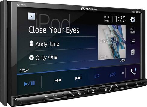 Pioneer 7 inches Built-in Bluetooth - In-Dash CD/DVD/DM Receiver - Black (Renewed) in Saudi Arabia