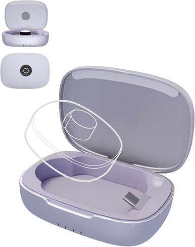 حافظة شحن Doohoeek متوافقة مع Ringconn Gen 2 Air، محطة طاقة لاسلكية تناسب الشواحن الرسمية وتناسب جميع الحلقات 1000 مللي أمبير (ليس شاحن) (أسود) in Kuwait