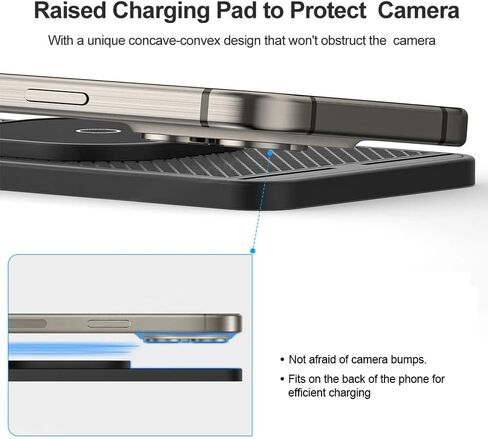 شاحن لاسلكي مغناطيسي لهاتف Tacoma و4Runner لوحة شحن مضادة للانزلاق لهاتف Tacoma 2024 2025/4Runner 2025 Magsafe شاحن 15 وات وسادة شاحن سيارة لاسلكية مناسبة لهاتف iPhone 17/16/15/14/13/12 in Saudi Arabia
