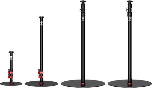 IFOOTAGE Round Base Monopods 2 Pack A400+A300+A200, Studio Stand Kit Set Photography Light Stand with Flat Base, Aluminum Studio Tripod Monopod Stand for Video Recording, Live Streaming, Interview in Saudi Arabia