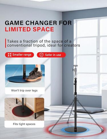 IFOOTAGE Round Base Monopods 2 Pack A400+A300+A200, Studio Stand Kit Set Photography Light Stand with Flat Base, Aluminum Studio Tripod Monopod Stand for Video Recording, Live Streaming, Interview in Saudi Arabia