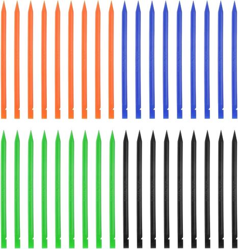 أداة فك Spudger مقاس 6 × 150 مم من PATIKIL، مجموعة أدوات إصلاح حدق بلاستيكية مضادة للكهرباء الساكنة ذات نهايات مزدوجة للهواتف المحمولة الذكية والكمبيوتر اللوحي والكمبيوتر المحمول وأجهزة الألعاب الإلكترونية، 4 ألوان in Kuwait
