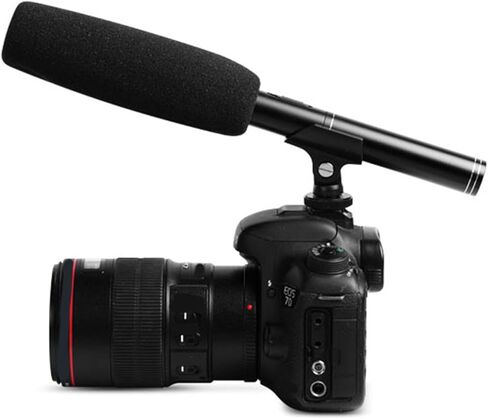 Acouto Professional Microphone with XLR Cable Windscreen for, Camcorder, and Video Recording, Excellent Sound Quality in Saudi Arabia