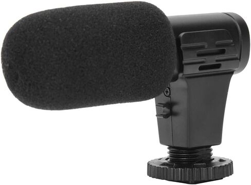 Acouto MAMEN MIC-06 ميكروفون خارجي عالمي للهاتف المحمول والكاميرا - للبث المباشر والمقابلات ومدونات الفيديو in Kuwait