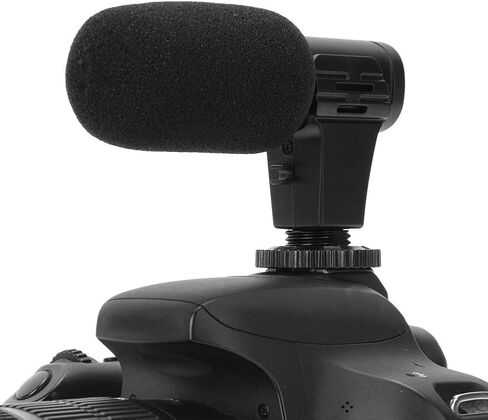 Acouto MAMEN MIC-06 ميكروفون خارجي عالمي للهاتف المحمول والكاميرا - للبث المباشر والمقابلات ومدونات الفيديو in Kuwait