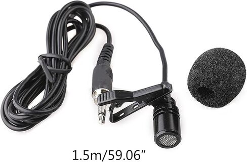 قم بترقية الصوت الخاص بك باستخدام قابس الميكروفون Lavalier Lapel واستخدام مشبك Lavalier الاحترافي سهل التركيب أحادي الاتجاه على الميكروفون in Kuwait