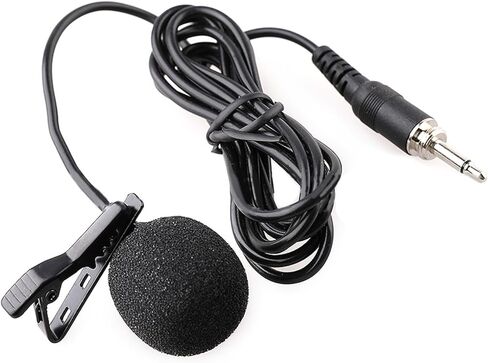 قم بترقية الصوت الخاص بك باستخدام قابس الميكروفون Lavalier Lapel واستخدام مشبك Lavalier الاحترافي سهل التركيب أحادي الاتجاه على الميكروفون in Kuwait