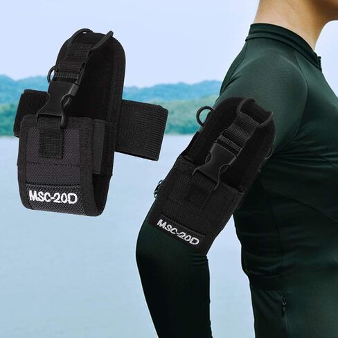 20D Walkie Talkie Arm Bag Holder with Armband, Nylon Lightweight, Upgraded Craft, for Walkie Talkie in Saudi Arabia