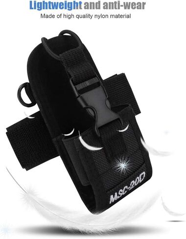 20D Walkie Talkie Arm Bag Holder with Armband, Nylon Lightweight, Upgraded Craft, for Walkie Talkie in Saudi Arabia