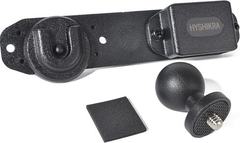 Universal Radio Bracket, Walkie-talkies Back Clip Mount, CB Mic Holder with 25mm 1" Ball Adapter Compatible with RAM Mounts B Size Double Socket Arm in Saudi Arabia