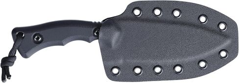 CRKT Bugsy Outdoor Survival Fixed Blade Knife with Sheath: 1095 Carbon Steel Veff Serrations Blade, G10 Handle, 3605KV in Kuwait