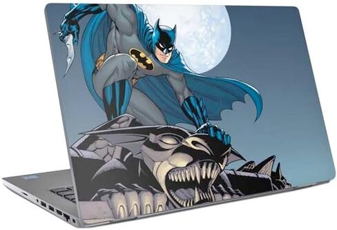 غلاف كمبيوتر محمول من Skinit متوافق مع Latitude 5420 - مرخص رسميًا من DC Comics Batman Watches Over The City Design in Kuwait
