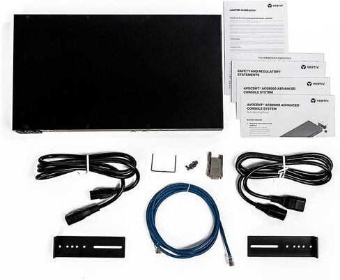 Vertiv Avocent ACS8000 Serial Console, 16 Port Serial Console Server, USB Sensors, Remote Data Center and Out of Band Management, Dual AC Power (ACS8016DAC-400)(Renewed) in Saudi Arabia