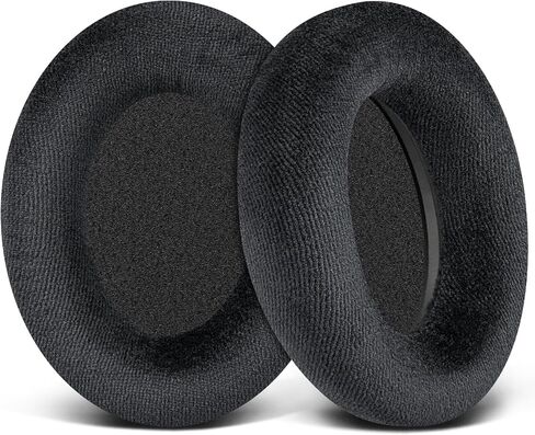 SOULWIT Earpads Replacement for Sennheiser HD650, HD6XX (Massdrop), HD600, HD58X (Massdrop), HD660S, HD660S2, HD580, HD565, HD545, Ear Pads Cushions with High-Density Foam - Black in Saudi Arabia