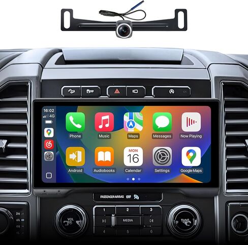 for Ford F150 Radio Stereo Upgrade 2015-2020,F250 F350 F450 2017-2019,10.33inch Touchscreen Wireless Carplay Android Auto GPS Navigation 5GWiFi SWC 4G+64G Head Unit Replacement in Saudi Arabia