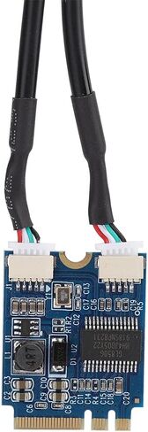M.2 NGFF to USB Riser Card EasytoInstall Key AE Interface Expansion Card for Connecting Mini USB Devices for WinXP/Vista/ 32-bit/64-bit in Saudi Arabia