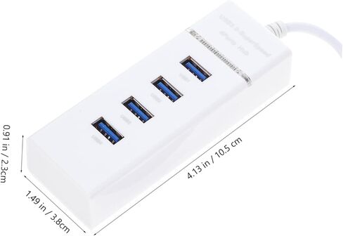 HOMSFOU 1 PC Port USB Hub محول فاصل عالي السرعة مع مؤشر LED لأجهزة USB لتوسيع اتصال الكمبيوتر المحمول الخاص بك دون عناء in Kuwait