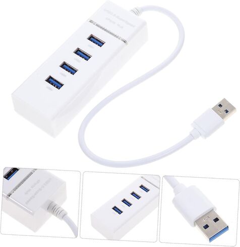 HOMSFOU 1 PC Port USB Hub محول فاصل عالي السرعة مع مؤشر LED لأجهزة USB لتوسيع اتصال الكمبيوتر المحمول الخاص بك دون عناء in Kuwait