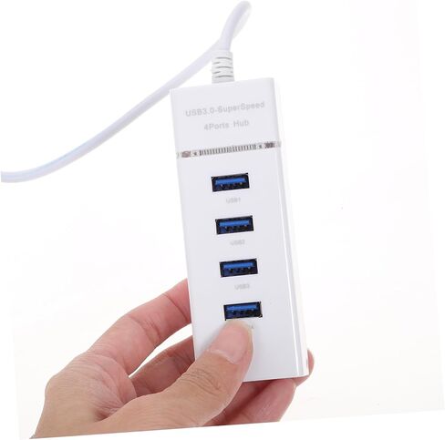 HOMSFOU 1 PC Port USB Hub محول فاصل عالي السرعة مع مؤشر LED لأجهزة USB لتوسيع اتصال الكمبيوتر المحمول الخاص بك دون عناء in Kuwait