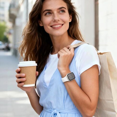 18 حزمة من السوار الرياضي المتوافق مع أحزمة ساعة Apple للنساء 40 مم 42 مم 41 مم 38 مم، ملحقات حزام مقاوم للماء من السيليكون الناعم مع منظم لسلسلة iWacth 11 10 9 8 7 6 5 4 3 2 1 SE in Kuwait