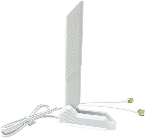 Carbon EKX WiFi Moving Antenna WiFi 6E White Replacement for MSI MPG Z390 Z490 Z590 Z690 Z790 X570 Z490M,MEG Z390 Z490 Z370 Z490 Z590 GODLIKE ACE/PRO B650M-A B650-P B650-S B760M-P H610M-G in Saudi Arabia