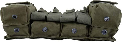 Tactical Chest Vest Rig Adjustable X Harness with 5.56 9mm Rifle Mag Pouches for Airsoft Shooting Wargame Paintball in Saudi Arabia