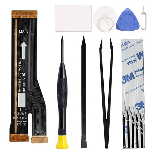 for Galaxy S21 Main Flex Cable Ribbon Replacement Repair Part, Compatible with S21 5G SM-G991U, with Toolkit, Instruction in Kuwait