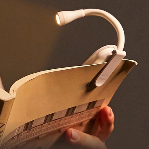 مصباح كتاب صغير قابل لإعادة الشحن عبر USB، مصباح قراءة LED أبيض محمول للطلاب والاستخدام بجانب السرير، إضاءة ليلية مدمجة للمهاجع والدراسة in Saudi Arabia