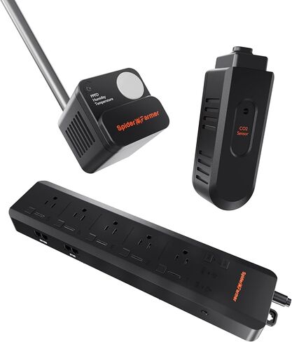 مجموعات شرائح الطاقة Spider Farmer GGS AC5 مع مجموعات مستشعر GGS 4 في 1 الاحترافية in Kuwait