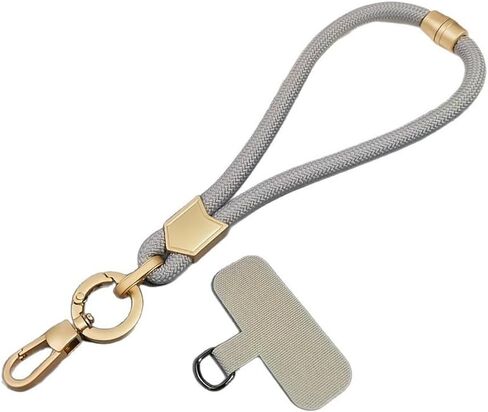 Adjustable Wrist Strap Short Braided Lanyard for Phone | Polyamide Material, Stylish Mobile Phone Holder in Saudi Arabia