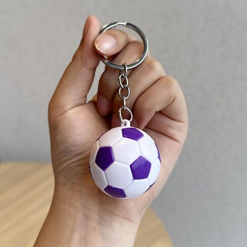 Football Style Key Chain World Cup Keychain Colorful Soccer Ball Key Ring Lanyard Bag Backpack Car Hanging Accessories Gifts in Saudi Arabia