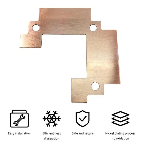 GPU VRAM لوحة حرارية النحاس المبرد مينر بطاقة الرسومات أفضل استخدام التبريد مع GPU Water Block 488 570 580 588 590 بطاقة الرسومات المبرد in Kuwait