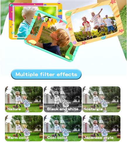 كاميرا Diydeg للطباعة الفورية، عدسة مزدوجة 48 ميجابكسل 1080 بيكسل HD فيديو 8X تكبير كاميرا رقمية للأطفال مع شاشة 2.4 بوصة بطارية 1300 مللي أمبير في الساعة 4 لفات من الورق، للأطفال من سن 3 إلى 12 عامًا هدايا عيد الميلاد in Kuwait