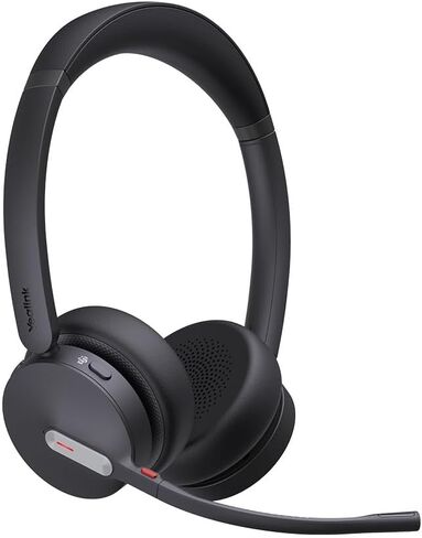 Yealink BH70 Dual Wireless Bluetooth Headset with Mic for Work, Teams Certified, up to 35h Talk Time, 147g All-Day Wearing Comfort, USB-C/A in Saudi Arabia