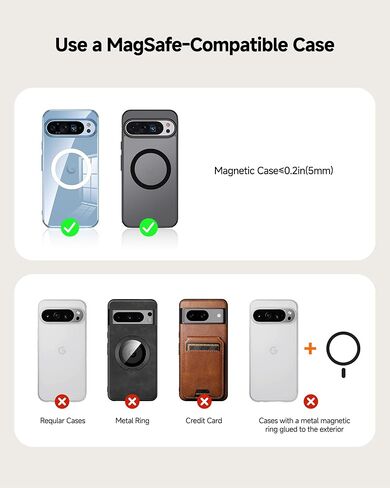Magnetic Wireless Charger for Fitbit Versa 4/3/Sense 2/1/Ace LTE, 3 in 1 Charging Station for iPhone Air/17/16/15/14, for Samsung S25/S24/S23, for Google 9 Pro/9a/8/7, SwanScout 708MG2 (No Adapter) in Saudi Arabia