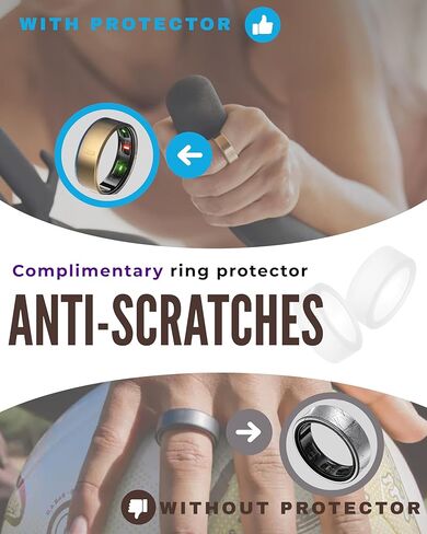 حقيبة شحن لاسلكية محمولة لـ Oura Ring Gen 4 & Gen 3، محطة طاقة 1000 مللي أمبير في الساعة، 35 شحنة كاملة، ملحق سفر مدمج مع أغطية حلقية من السيليكون (قاعدة الشحن الرسمية غير متضمنة) in Kuwait