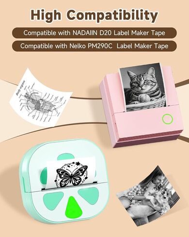 3 Rolls Compatible with ETIKEZ PM290C and NADAIIN D20 Portable Mini Printer,Self-Adhesive Thermal Printer Stickers Paper, 57mm x 3.5m, Thermal Paper White Self-Adhesive for PeriPage,Cabaro in Saudi Arabia