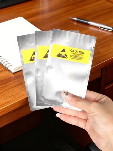 40 قطعة من الأكياس الاستاتيكية، أكياس ESD قابلة للإغلاق لمحرك أقراص SSD HDD، حقيبة مضادة للكهرباء الساكنة للأجهزة الإلكترونية (3 × 5.5 بوصة) in Saudi Arabia