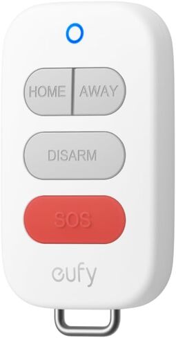 eufy Key Fob E10، ذراع سريع ونزع السلاح، مقاوم للطقس ومتين، خيارات حمل متعددة الاستخدامات، يتطلب HomeBase 2، 3، Mini، أو Pro in Saudi Arabia