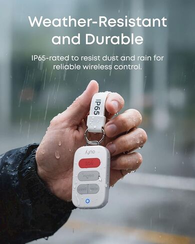 eufy Key Fob E10، ذراع سريع ونزع السلاح، مقاوم للطقس ومتين، خيارات حمل متعددة الاستخدامات، يتطلب HomeBase 2، 3، Mini، أو Pro in Saudi Arabia