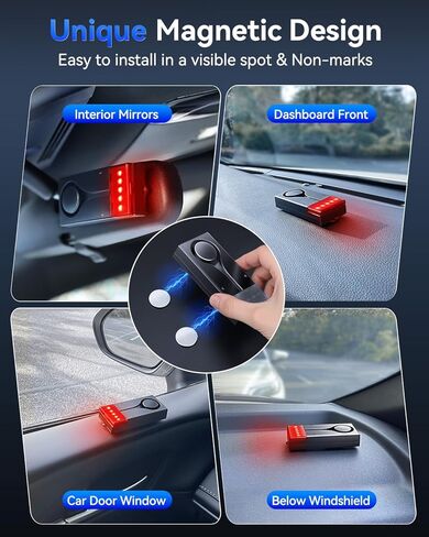 Car Security Alarm with Wireless Remote, 108dB Loud Siren, 3-Level Sensitivity, Vibration Sensor for Anti-Theft, Universal for Sedan, SUV, Truck (Upgrade 4.0) in Kuwait