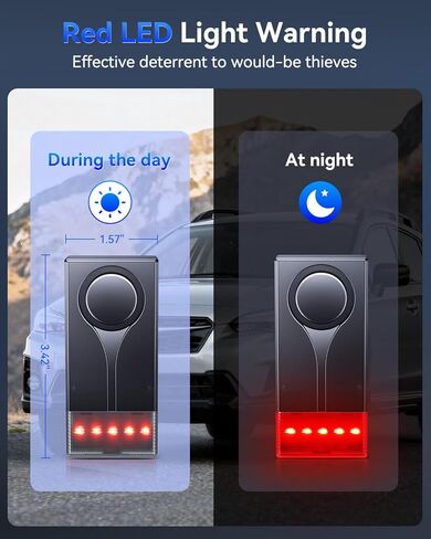 Car Security Alarm with Wireless Remote, 108dB Loud Siren, 3-Level Sensitivity, Vibration Sensor for Anti-Theft, Universal for Sedan, SUV, Truck (Upgrade 4.0) in Kuwait