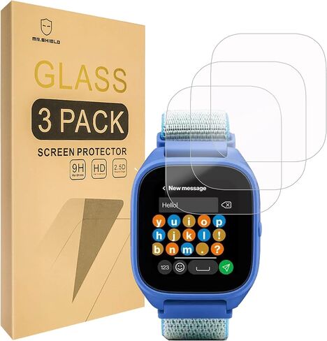 واقي شاشة Mr.Shield متوافق مع Verizon (Gizmo Watch 3 Adventure) [زجاج مقسى] [3 عبوات] [زجاج ياباني بصلابة 9H] in Saudi Arabia