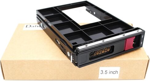 علبة صينية هجينة 3.5 بوصة LFF SAS SATA 774026-001 مع محول 2.5 بوصة 661914-001 لخوادم HP Apollo 4200 4510 1650 ProLiant ML350 ML110 G9 Gen10 مع برغي in Kuwait