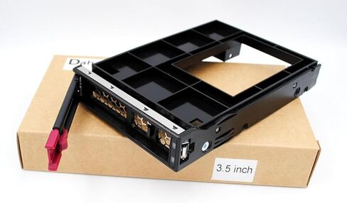 علبة صينية هجينة 3.5 بوصة LFF SAS SATA 774026-001 مع محول 2.5 بوصة 661914-001 لخوادم HP Apollo 4200 4510 1650 ProLiant ML350 ML110 G9 Gen10 مع برغي in Kuwait