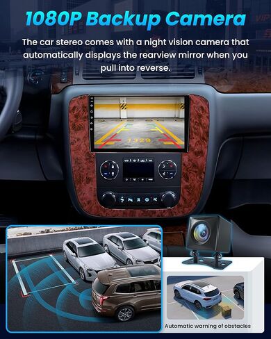 4G+64G Android 13 Car Radio for 2007-2013 Chevy Suburban Tahoe Silverado: GMC Yukon 9" 1280 * 800 IPS Touch Screen Stereo Wireless Carplay Android Auto 5G WiFi Bluetooth GPS Backup Camera FM SWC in Kuwait
