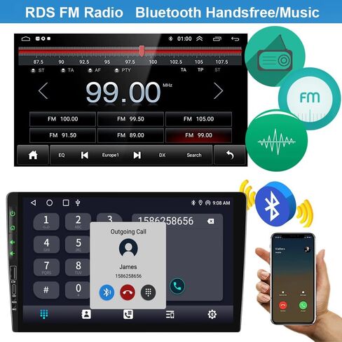 Car Stereo Radio with Carplay Android Auto GPS Navi for Ford F150 F250 F350 Expedition Explorer Crown Victoria/Lincoln Navigator Town Car/Mercury Villager Grand Marquis Mountaineer 1997-2003 in Kuwait