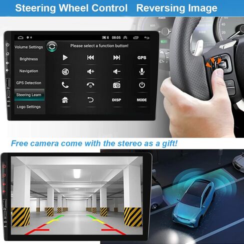 Car Stereo Radio with Carplay Android Auto GPS Navi for Ford F150 F250 F350 Expedition Explorer Crown Victoria/Lincoln Navigator Town Car/Mercury Villager Grand Marquis Mountaineer 1997-2003 in Kuwait