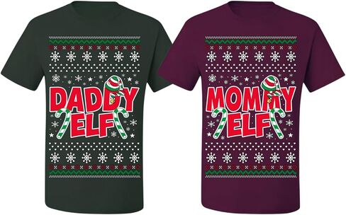 سترات Wild Bobby Ugly Christmas للأزواج البالغين، تي شيرت مطابق لعطلة عيد الميلاد للجنسين in Kuwait