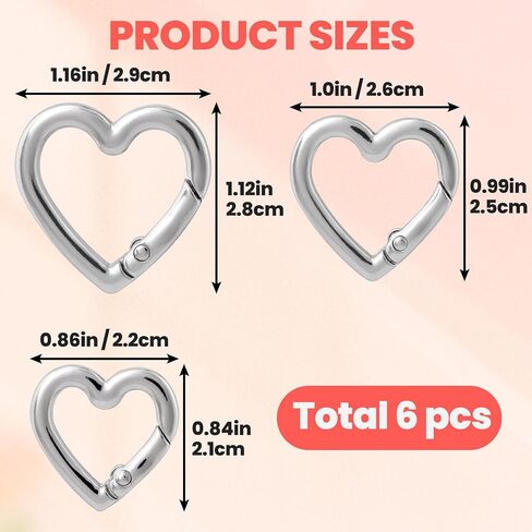 Keychain Clasp, Heavy Duty Zinc Alloy Star Key Ring, Rustproof Keychain Carabiners Outdoor Accessories for Camping Hiking Fishing in Saudi Arabia